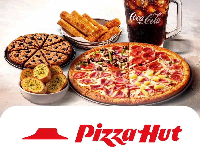 Mega Delicioso Combo Promocional de Pizza Hut