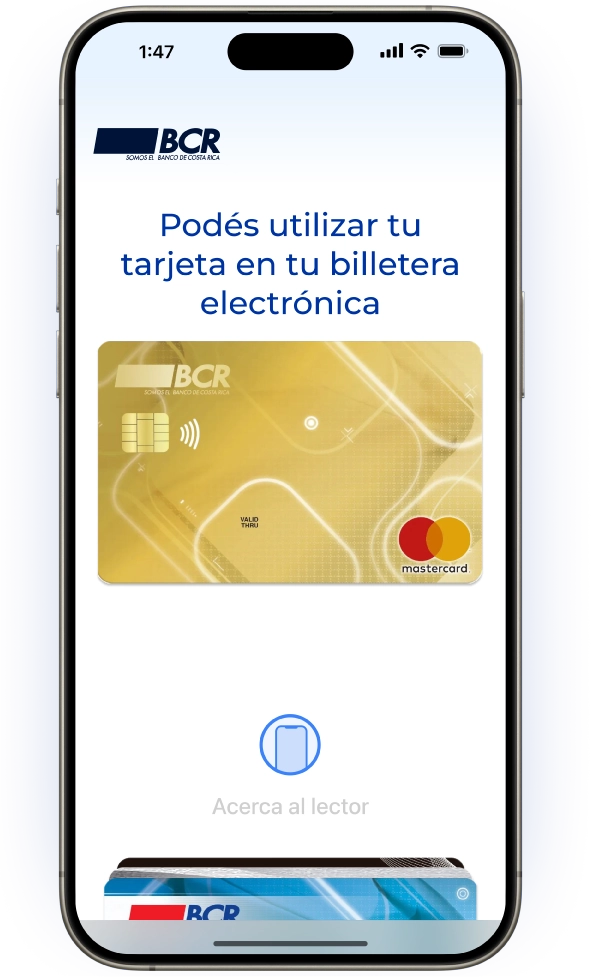 Podés utilizar tu tarjeta en tu billetera electrónica