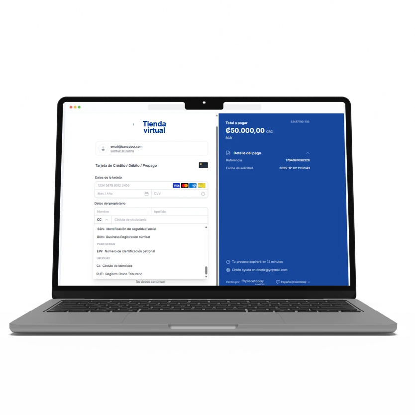 portatil con pagina de micrositio