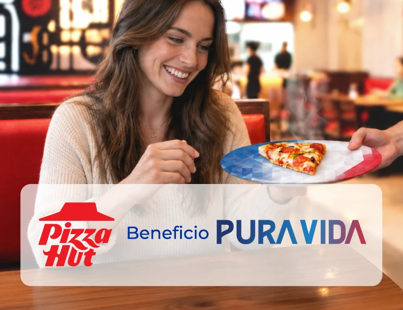 Pomoción Pura Vida Pizza Hut