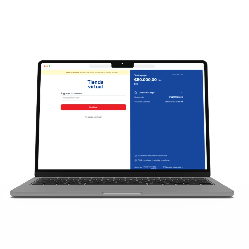 portatil con pawina webcheckout