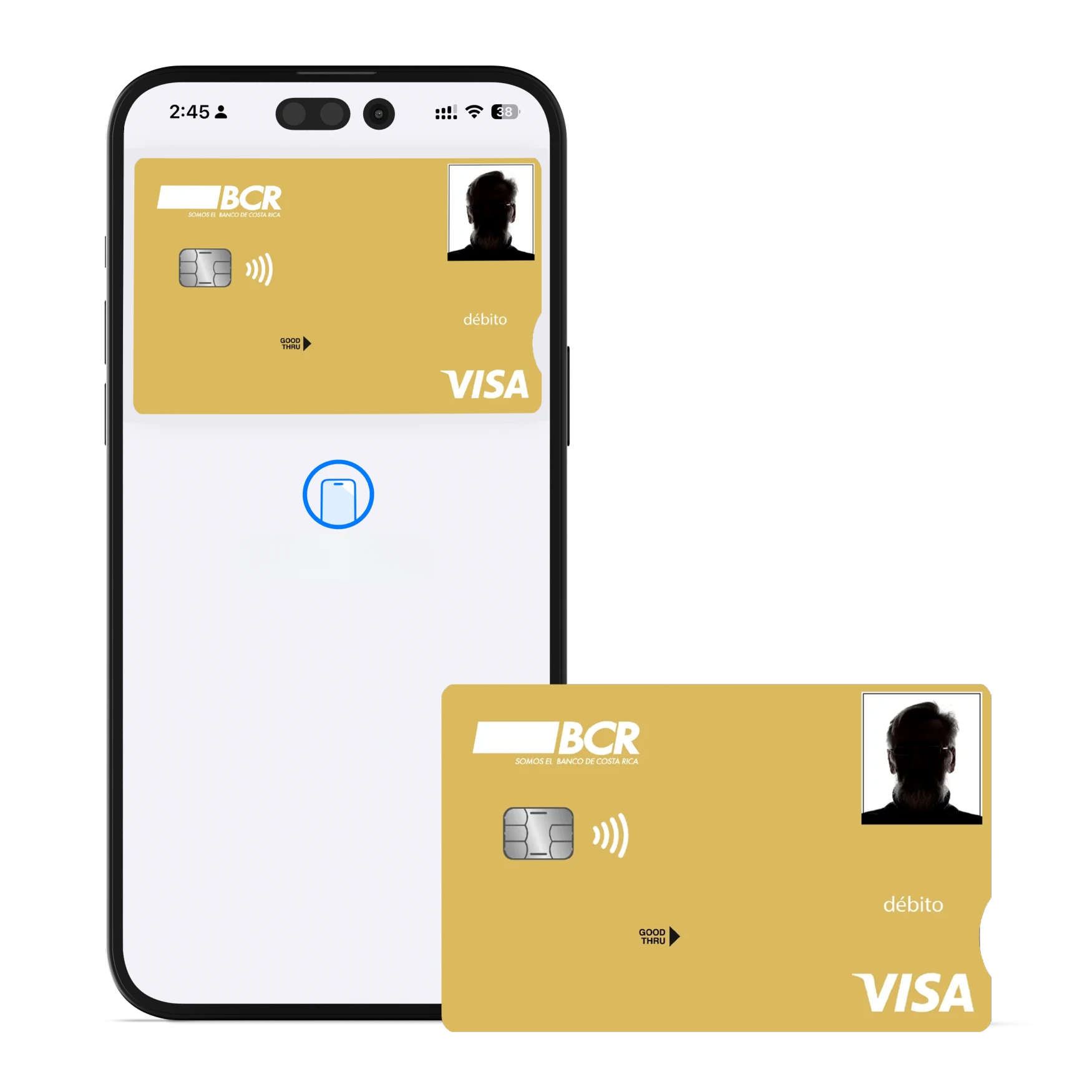 Tarjeta de débito Mastercard compatible con pagos digitales