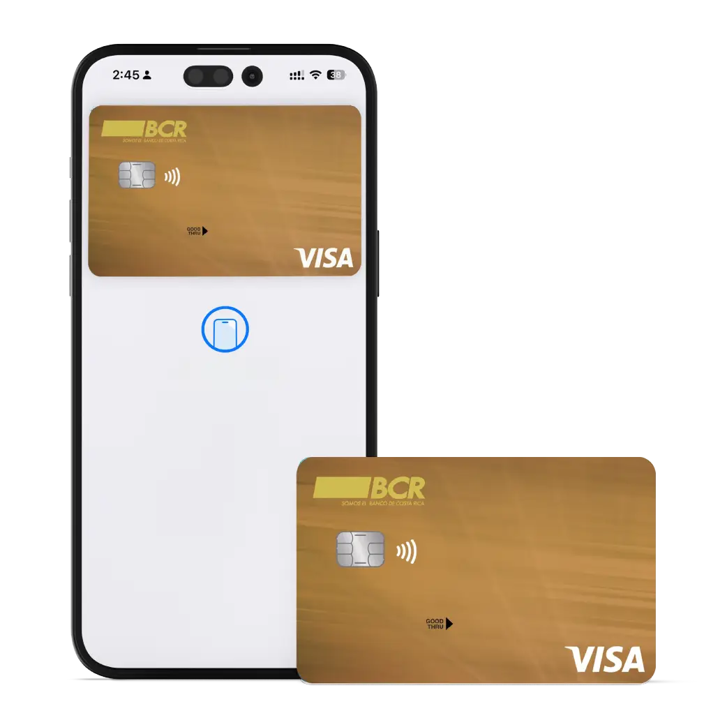 Tarjeta de débito Mastercard compatible con pagos digitales
