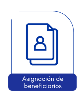 Asignación de beneficiarios