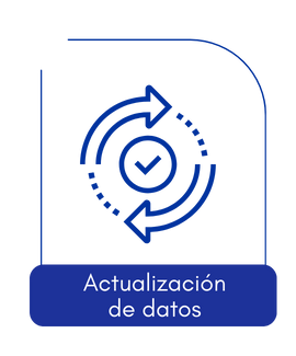 Actualización de datos