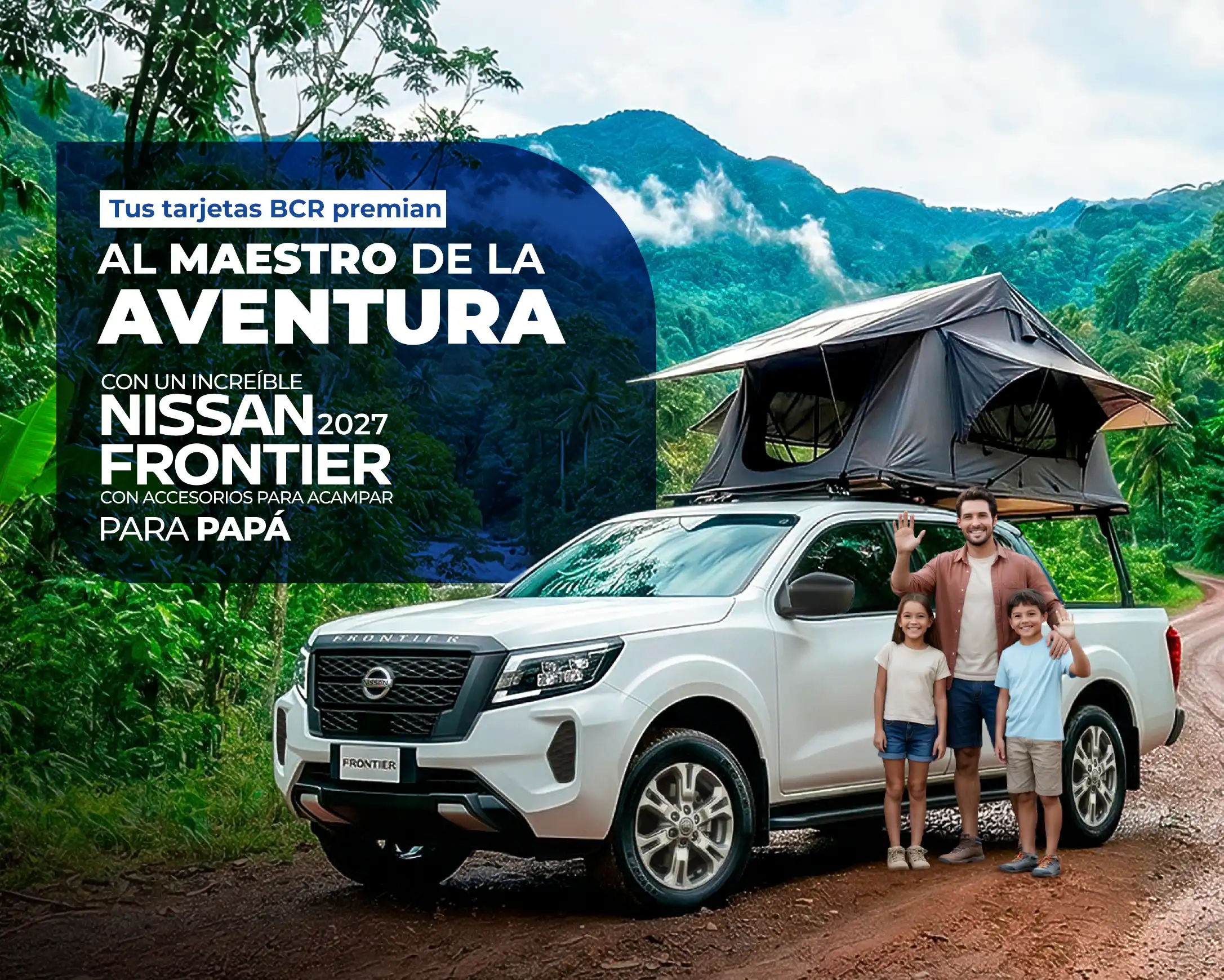 Participá por una Nissan Frontier con tus tarjetas BCR