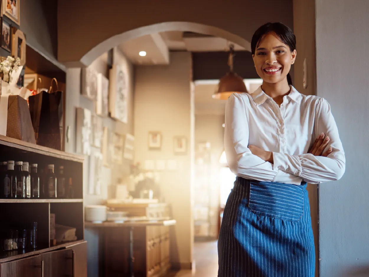 Mujer sonriente