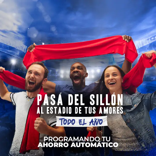 Pasá del sillón al estadio de tus amores