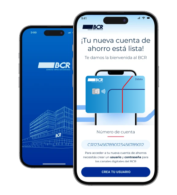 Teléfono con información de cuentas digitales 