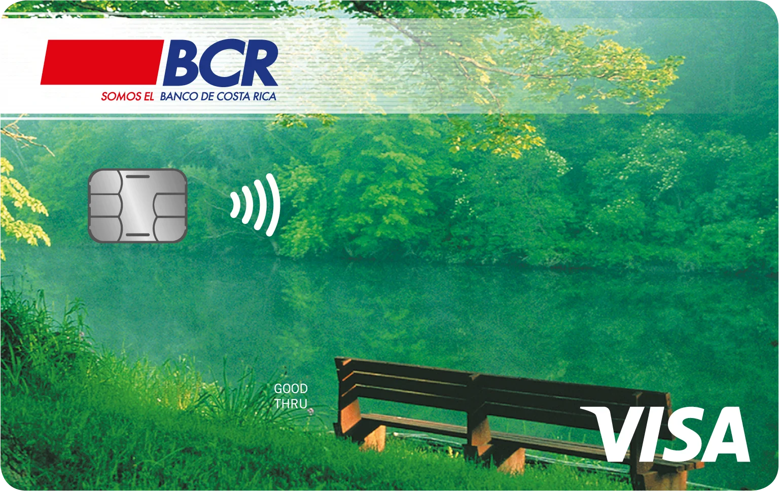 Imagen de la tarjeta de débito Visa Pensionados