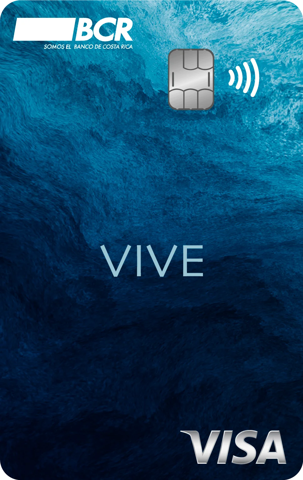 Imagen de la tarjeta de débito Visa Vive