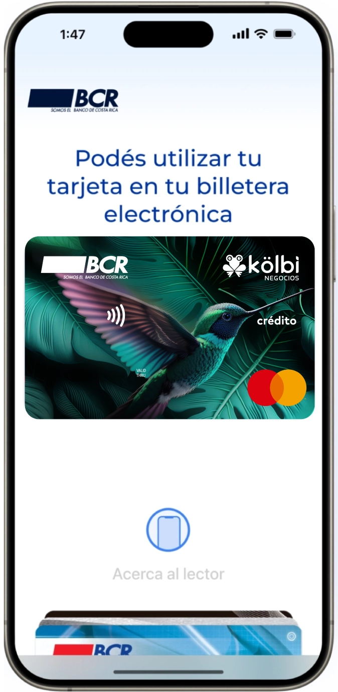 Podés utilizar tu tarjeta en tu billetera electrónica 
